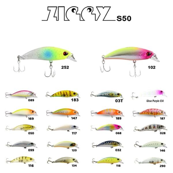 Fujin Ziggy S50 5cm 3.6g Suni Yem